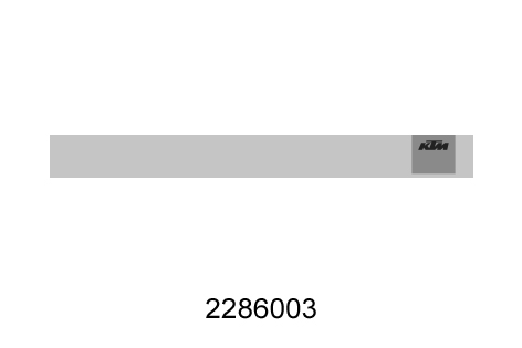 Slika 1/1 Heading Panel ''''KTM''''