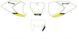 Slika NUMBER PLATE STICKER WHITE