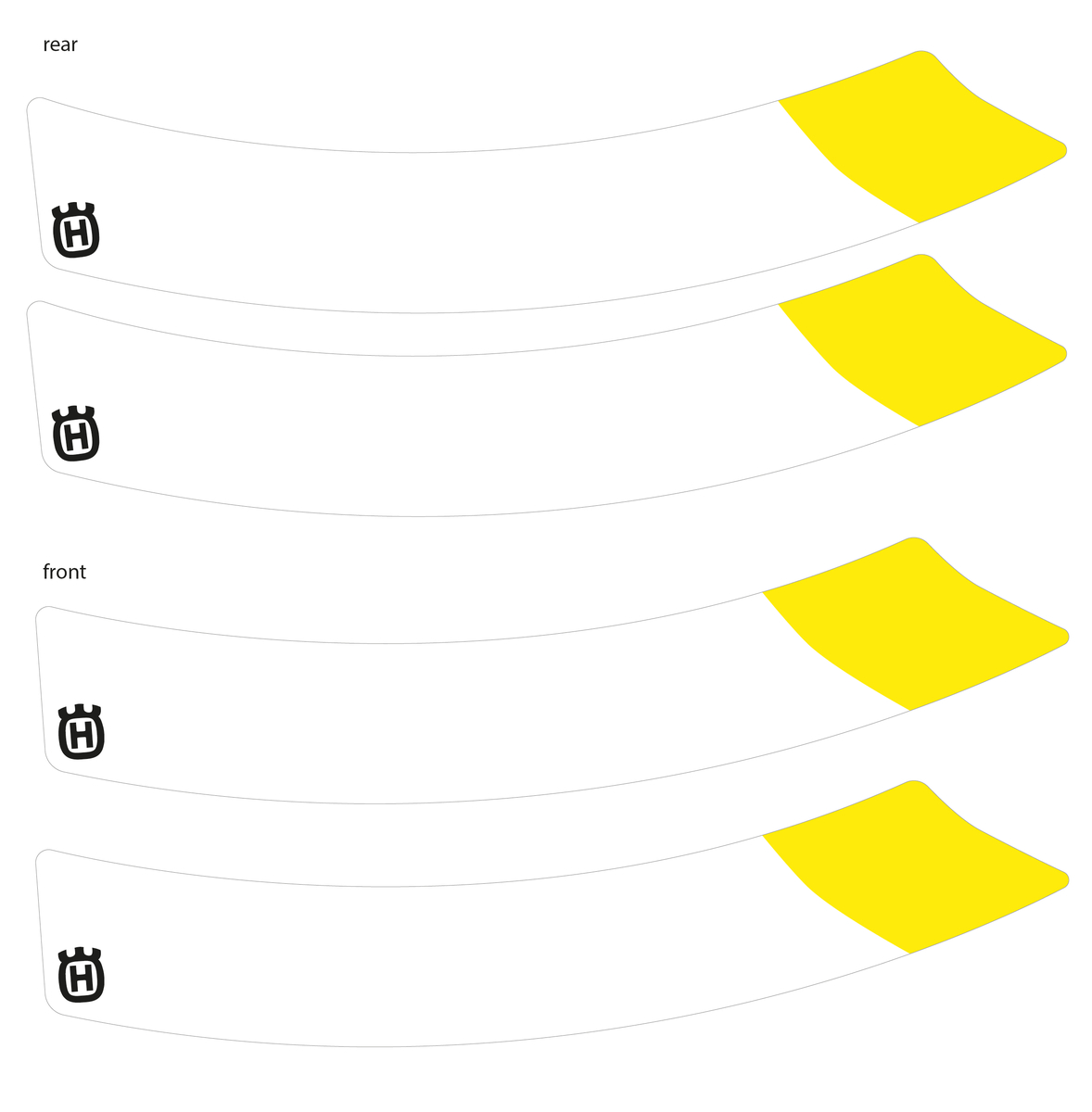 Slika Rim sticker kit