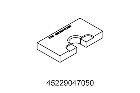 Slika PRESS OUT PLATE F.CRANKSHAFT