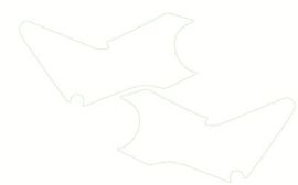 Slika Fuel tank protection sticker kit