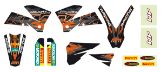 Slika BLACK RACING GRAPHIC KIT