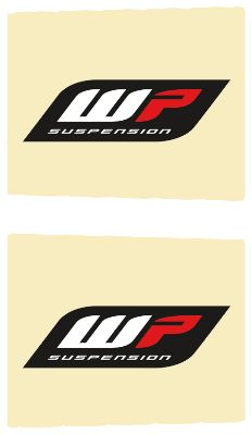 Slika STICKER FRONT FORK-SET WP 48