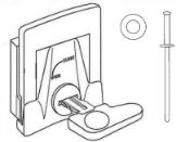 Slika LOCK FOR CASE COVER
