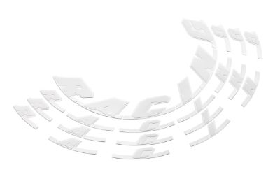 Slika WHITE RACING RIM STICKER KIT