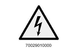 Slika SIGN WARNING DANGER E-VOLTAGE
