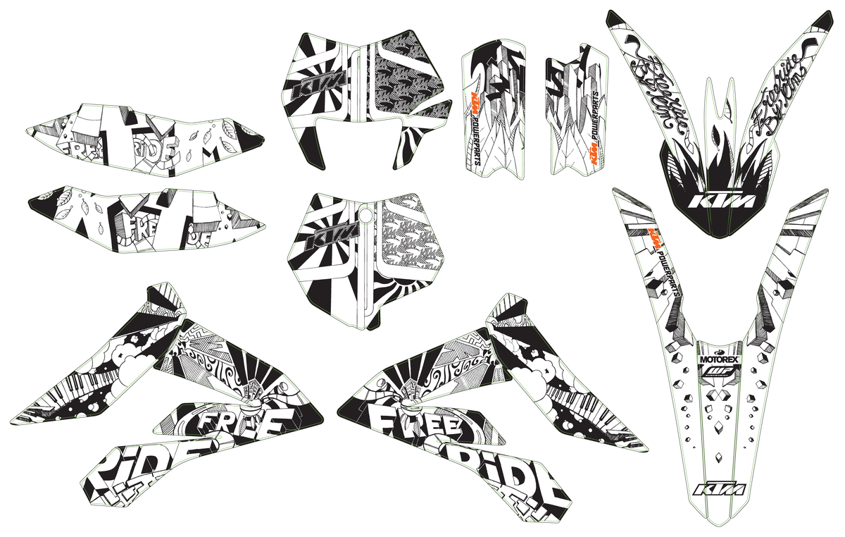 Slika GRAPHIC KIT FREERIDE