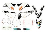 Slika WHITE RACING GRAPHIC KIT
