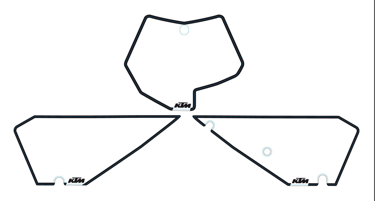 Slika NO.PLATE.BACKGR. WHITE SX 07