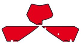 Slika NO.PLATE BACKGR. RED SX 07