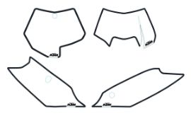 Slika NO.PLATE BACKGR.  WHITE SX 11