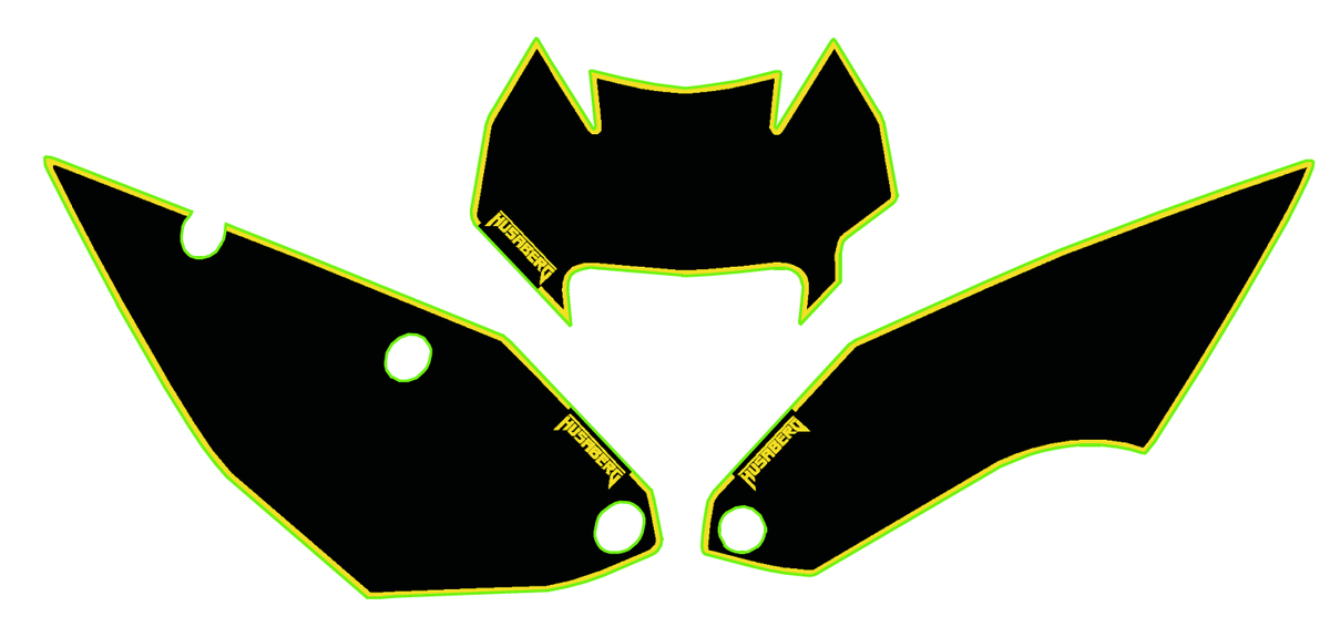 Slika START NUMBER PLATES BLACK
