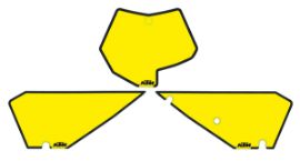 Slika NO.PLATE BACKGR. YELLOW SX 07