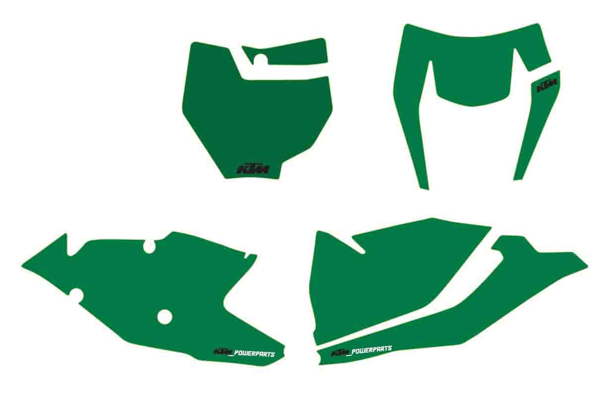 Slika NUMBER PLATE STICKER GREEN