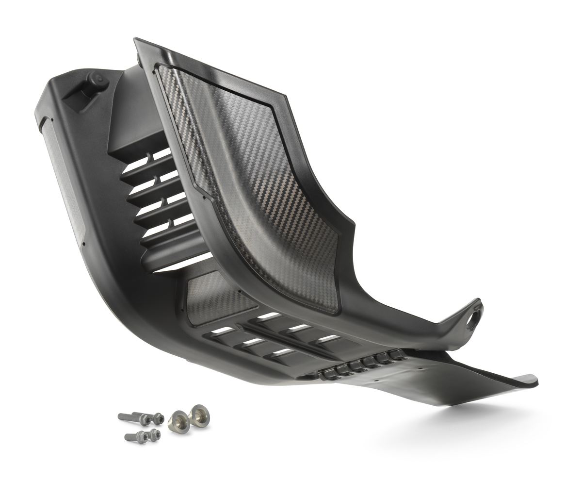 Slika Factory skid plate with linkage protecio