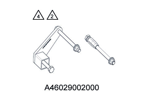 Slika retain. arm f. eng.work stand cpl.