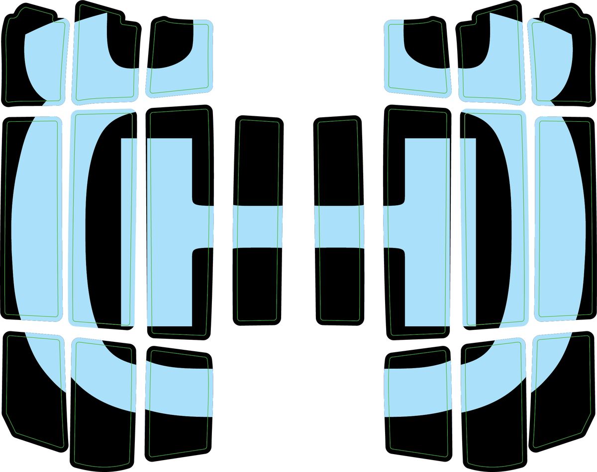 Slika Radiator protection grill sticker kit