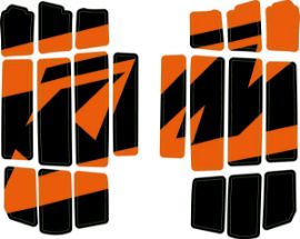 Slika Radiator protection grill sticker kit