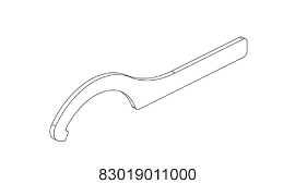 Slika HOOK WRENCH F.BEARING ADJUSTM.