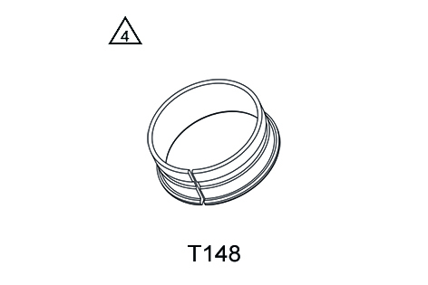 Slika BUSHING DE/MOUNT. PIPE D=50