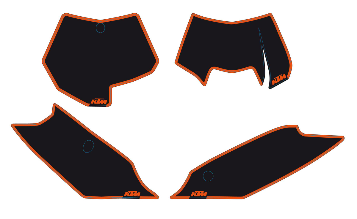 Slika NO.PLATE BACKGR. BLACK SX 11