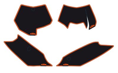 Slika NO.PLATE BACKGR. BLACK SX 11