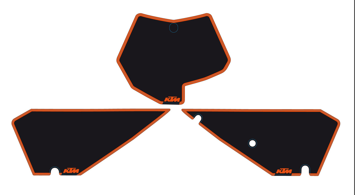 Slika NO.PLATE BACKGR. BLACK SX 07