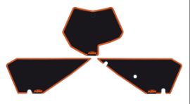 Slika NO.PLATE BACKGR. BLACK SX 07