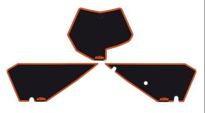 Slika NO.PLATE BACKGR. BLACK SX 07