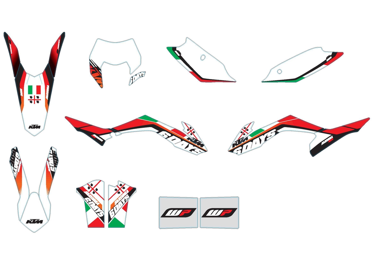 Slika DECAL KIT SIX-DAYS ITALY