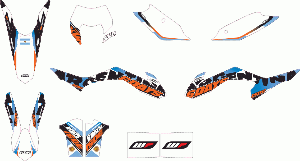 Slika DECAL KIT SIX DAYS ARGENTINIA