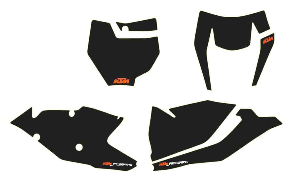 Slika NUMBER PLATE STICKER BLACK