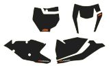Slika NUMBER PLATE STICKER BLACK