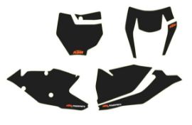Slika NUMBER PLATE STICKER BLACK
