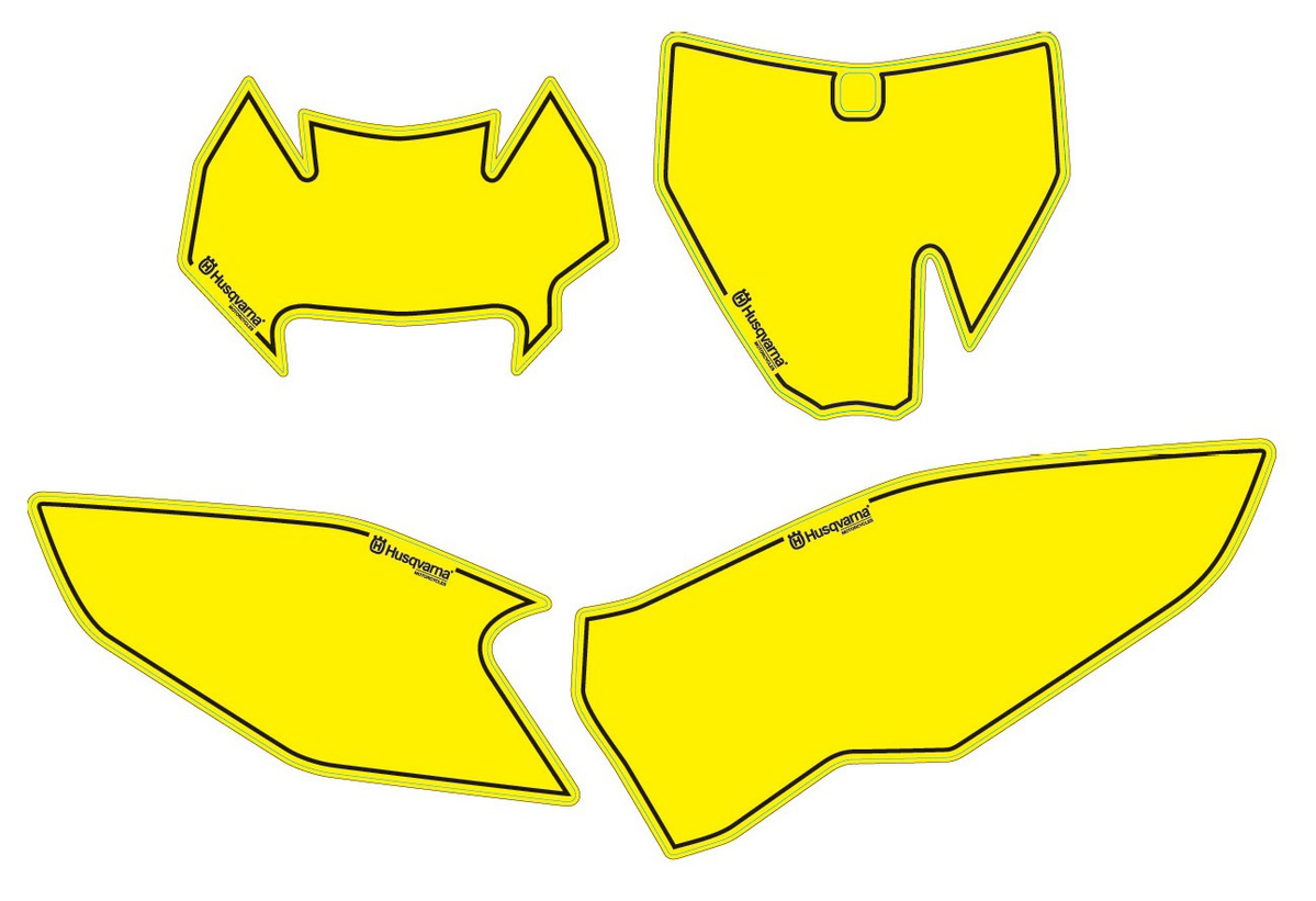 Slika NUMBER PLATE BACKGROUND YELLOW