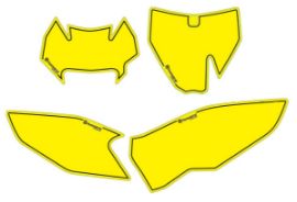 Slika NUMBER PLATE BACKGROUND YELLOW