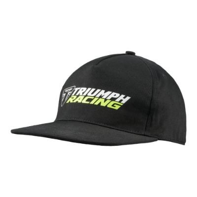 Racing Flat Peak Cap Black