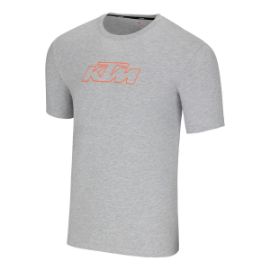KTM T-SHIRT ESSENTIAL – SVETLO SIVA 
