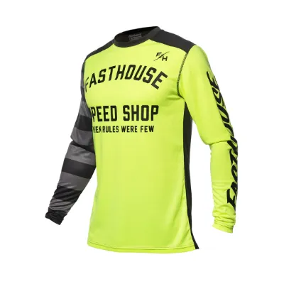 FASTHOUSE CARBON YOUTH MX DRES - FLUO/CRNA