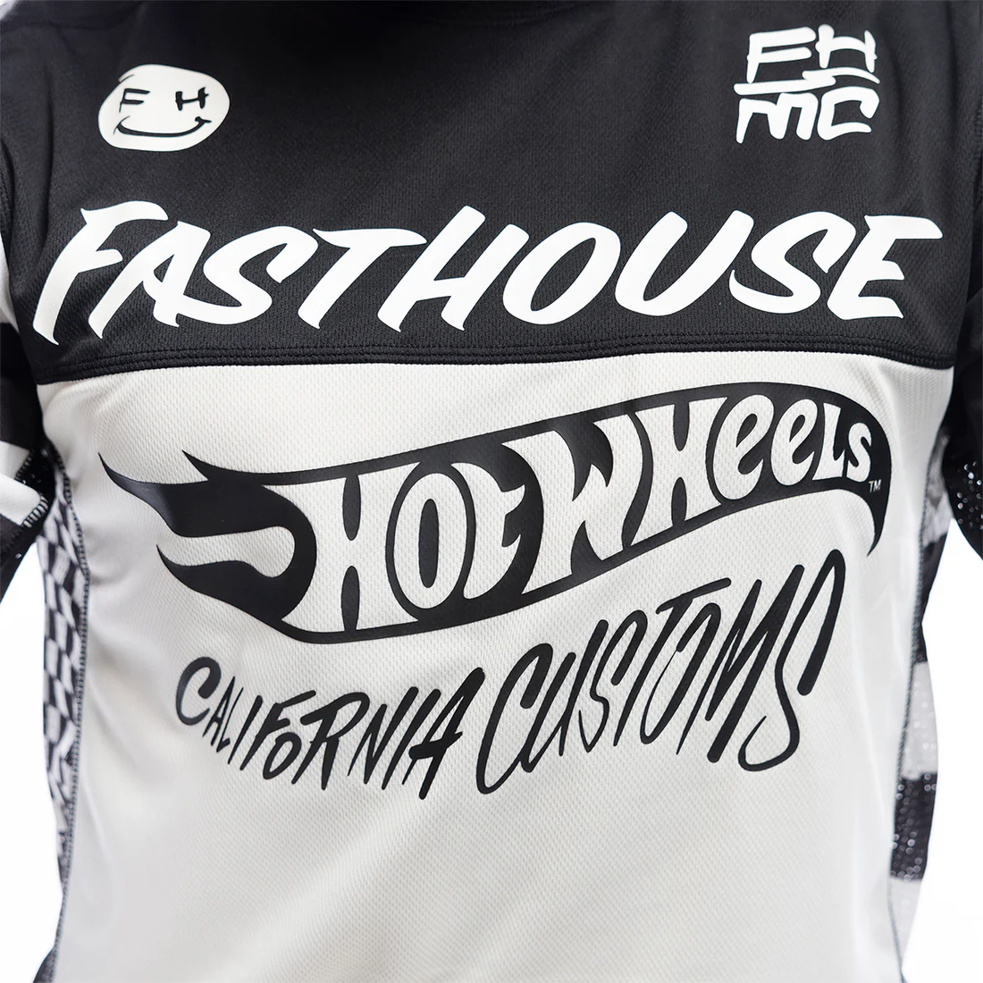 FASTHOUSE  HOT WHEELS  YOUTH MX DRES - BELA/ČRNA 
