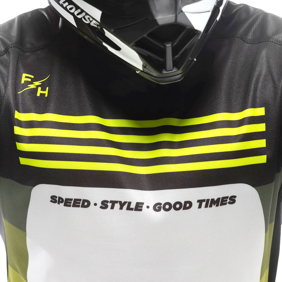 FASTHOUSE ELROD HYPERSONIC MX DRES - FLUO/CRNA