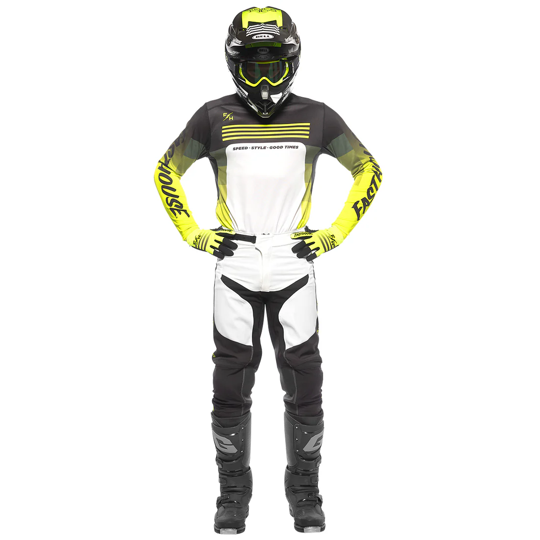 FASTHOUSE ELROD HYPERSONIC MX DRES - FLUO/CRNA