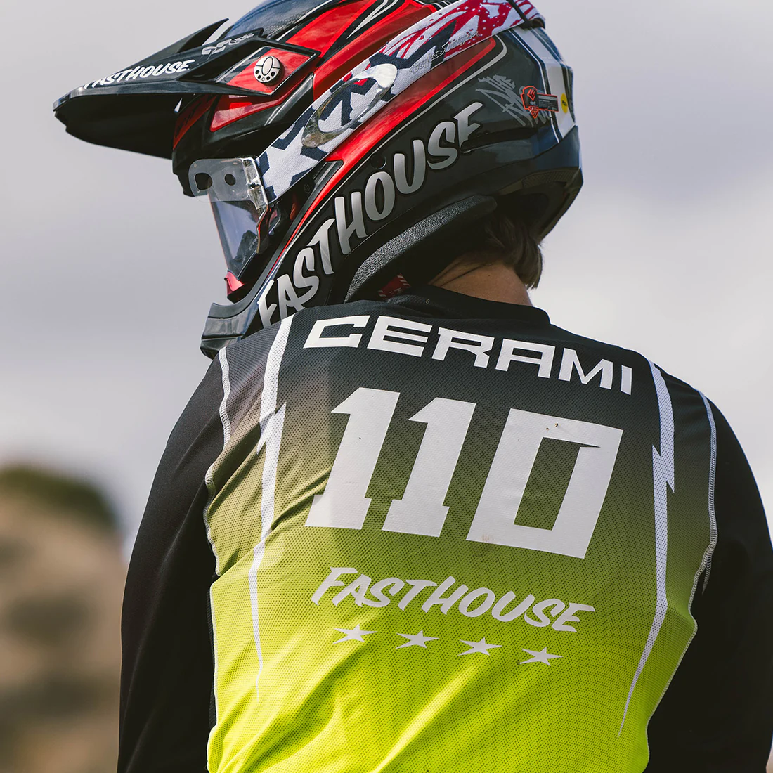 FASTHOUSE ELROD NITRO MX DRES - ČRNA/NEON