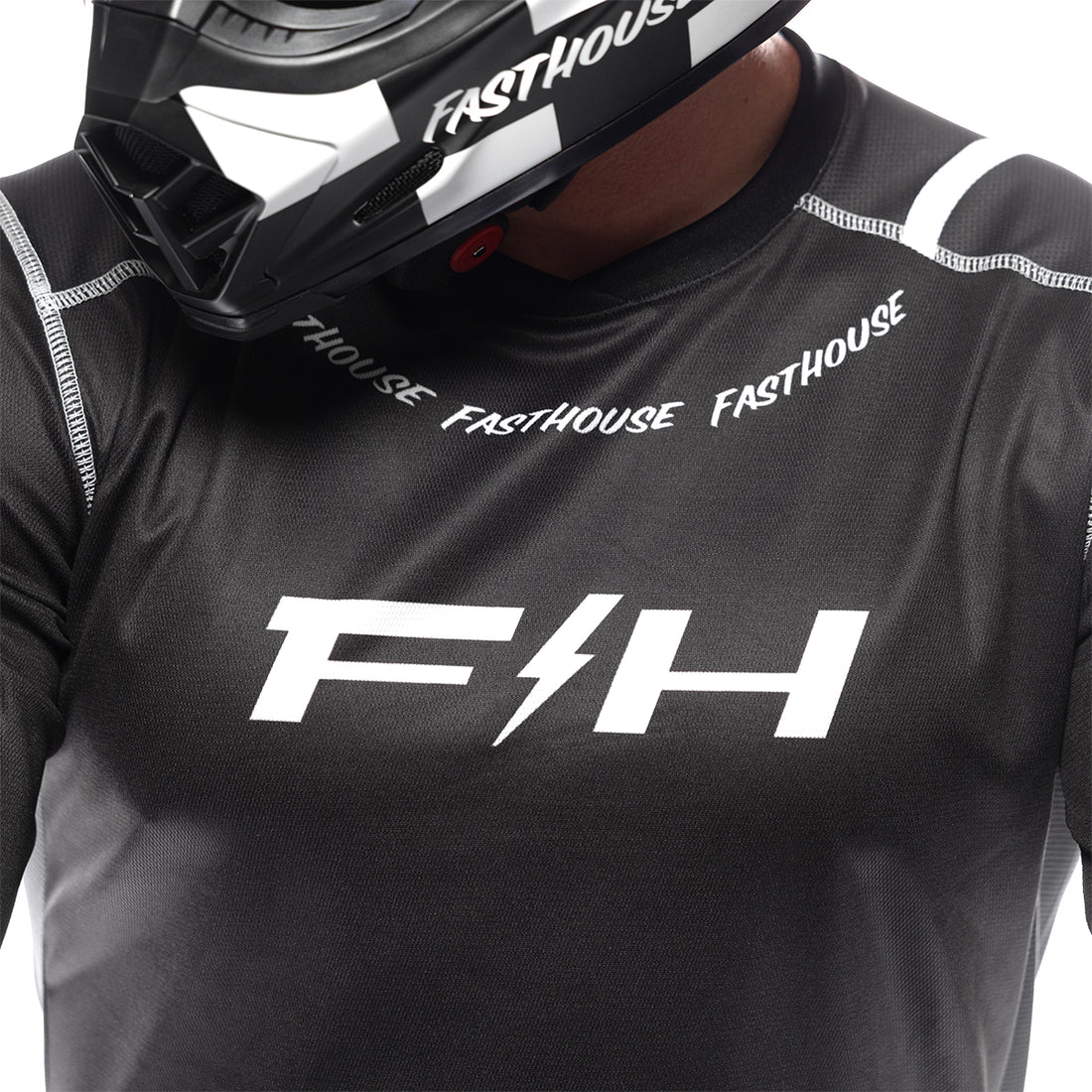 FASTHOUSE ELROD NITRO MX DRES - ČRNA/NEON