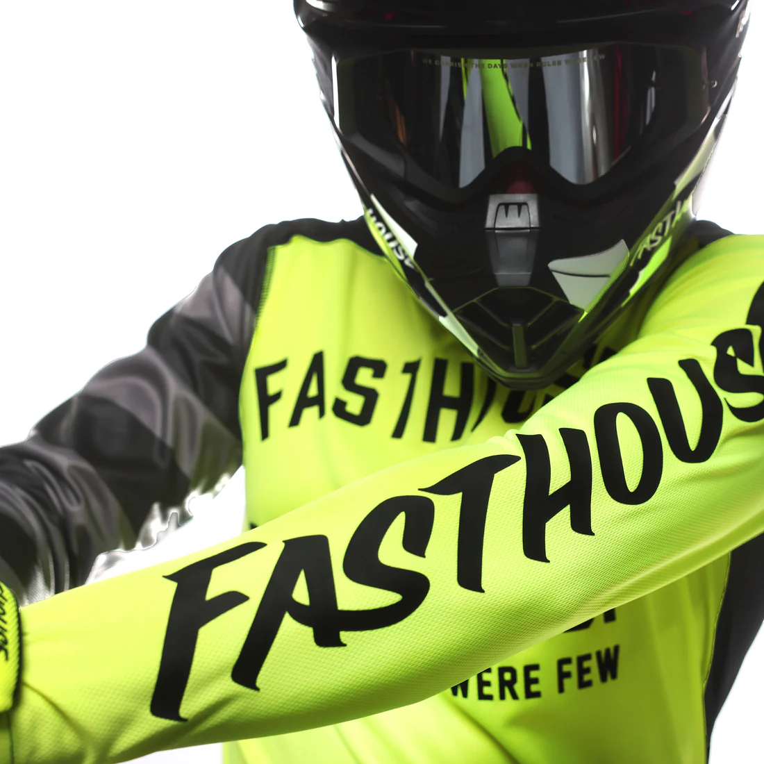 FASTHOUSE CARBON ETERNAL MX DRES - CRNA/FLUO