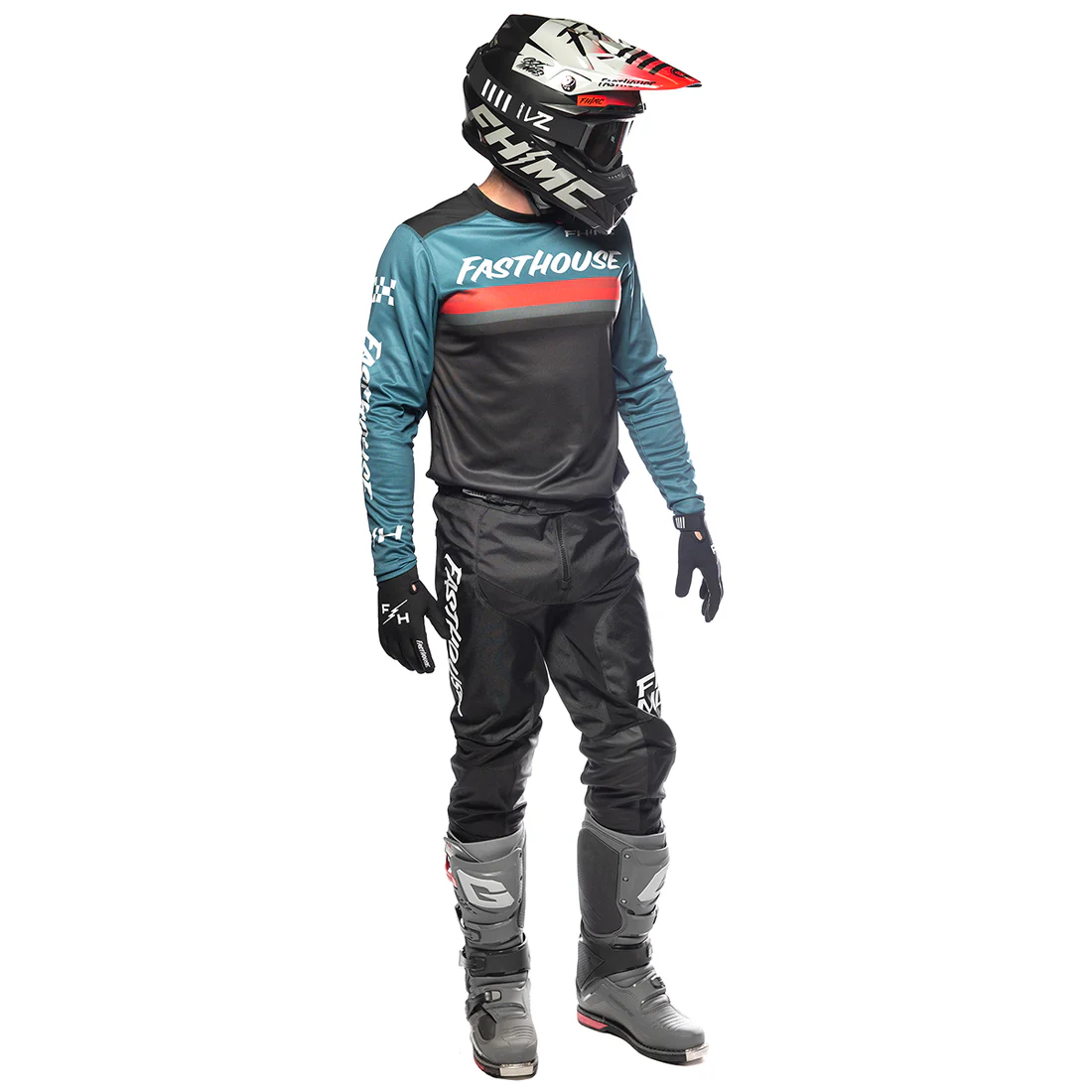 FASTHOUSE CARBON FORCE MX DRES - MODRA