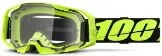 100% ARMATIC GOGGLE – NEON YELLOW CLEAR LENS