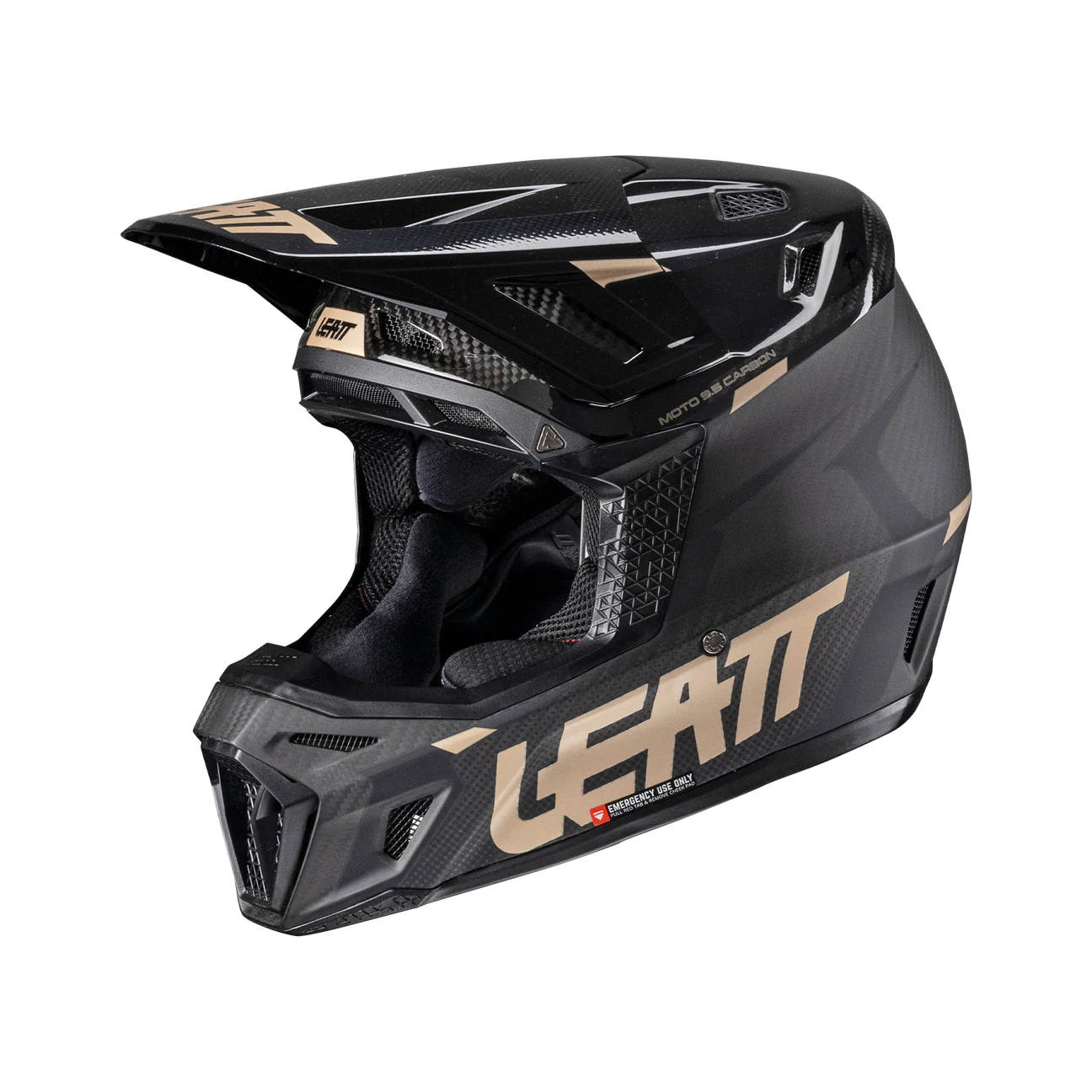 LEATT KOMPLET ČELADA MOTO 9.5 ČRNA + OČALA VELOCITY 6.5 IRIZ