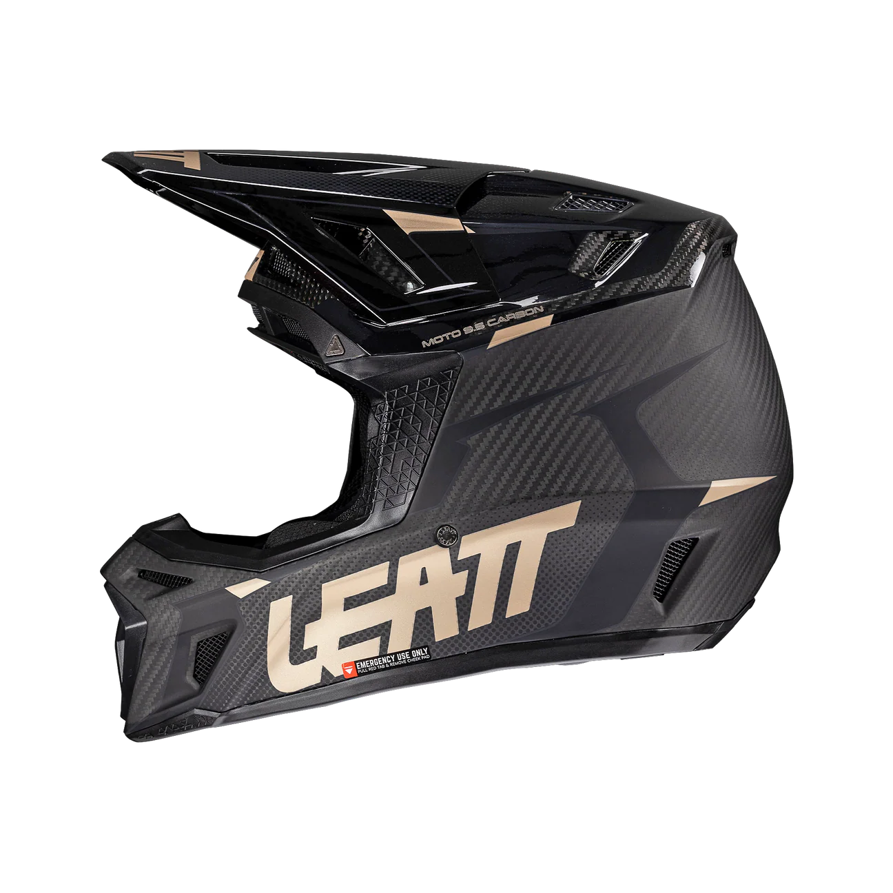 LEATT KOMPLET ČELADA MOTO 9.5 ČRNA + OČALA VELOCITY 6.5 IRIZ