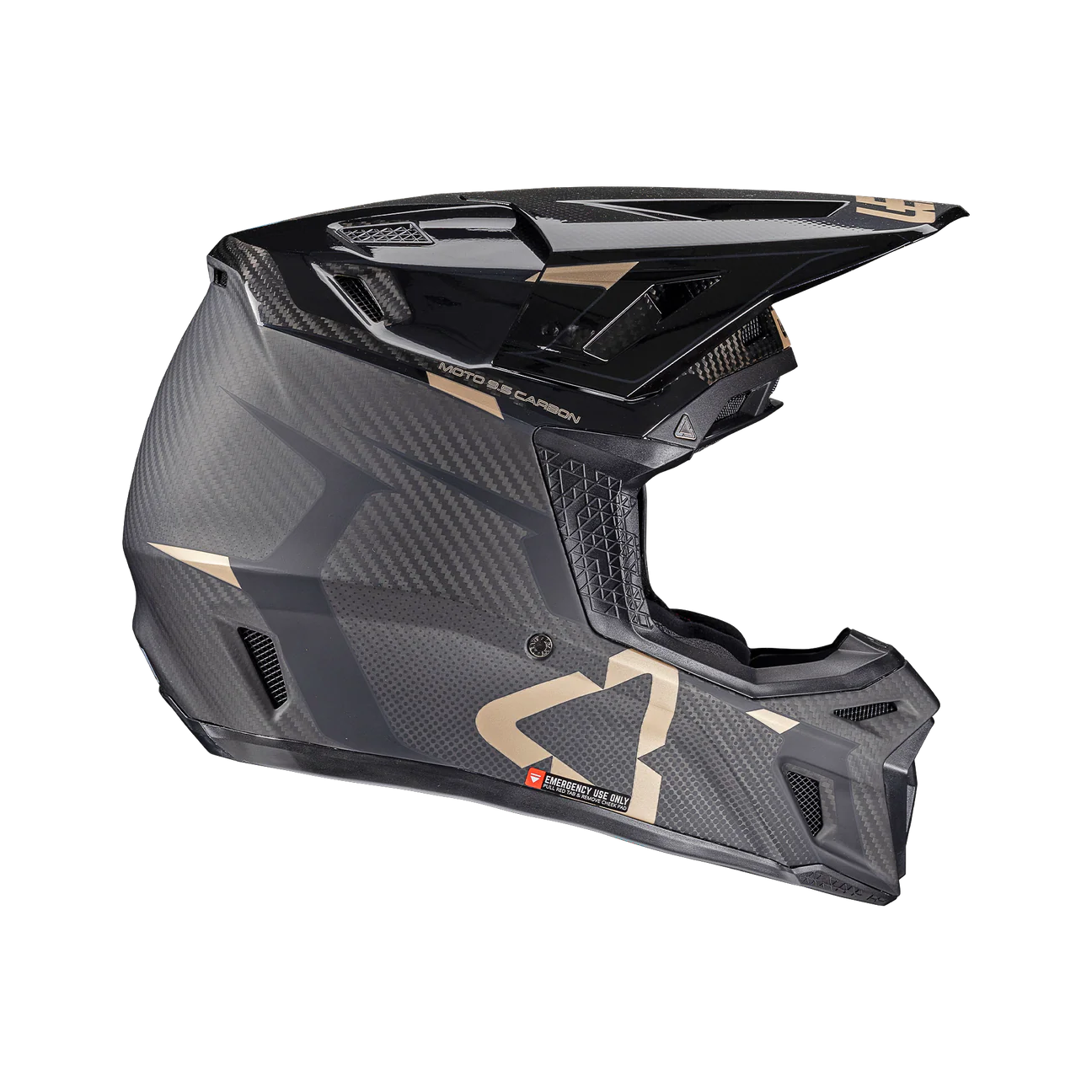 LEATT KOMPLET ČELADA MOTO 9.5 ČRNA + OČALA VELOCITY 6.5 IRIZ
